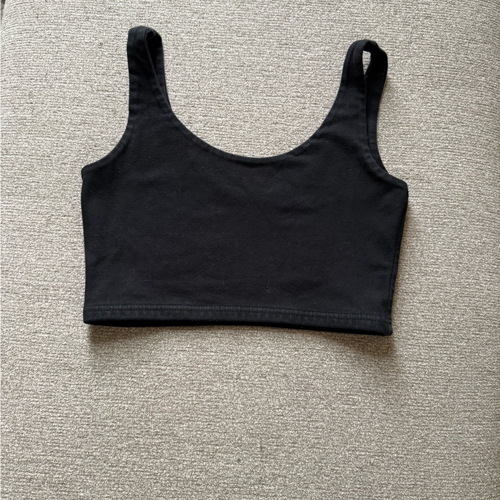 Brandy Melville Classic Black Crop Top